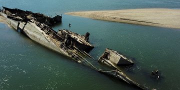 I nxehti “than” Danubin, dalin në sipërfaqe anijet e Luftës së Dytë Botërore!