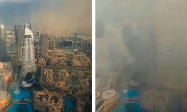 Momenti kur Dubai “zhduket” për pak sekonda