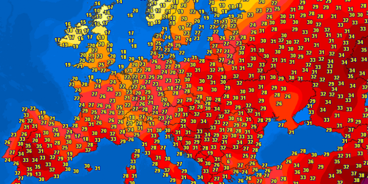 Temperaturat sot në Kontinentin tonë!