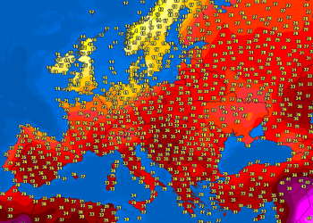 E tërë Evropa “në të kuqen” sot, Ballkani më i nxehti!