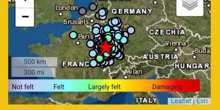 Tërmet në Evropë!