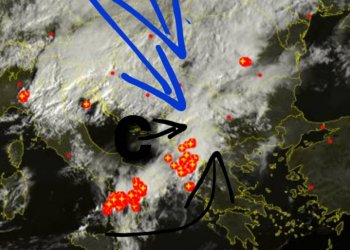 Gjendja sinoptike, ndikimi i ciklonit!