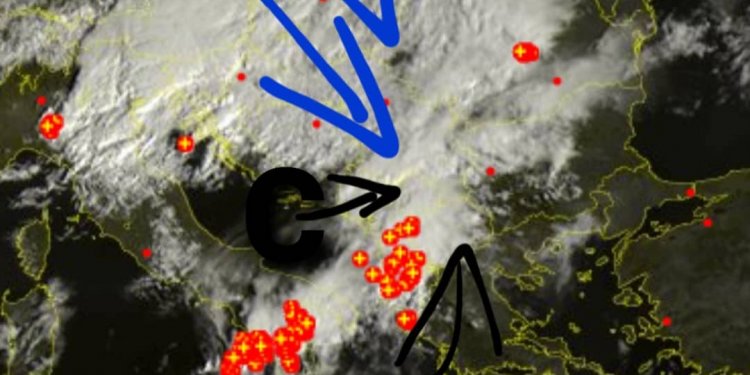 Gjendja sinoptike, ndikimi i ciklonit!