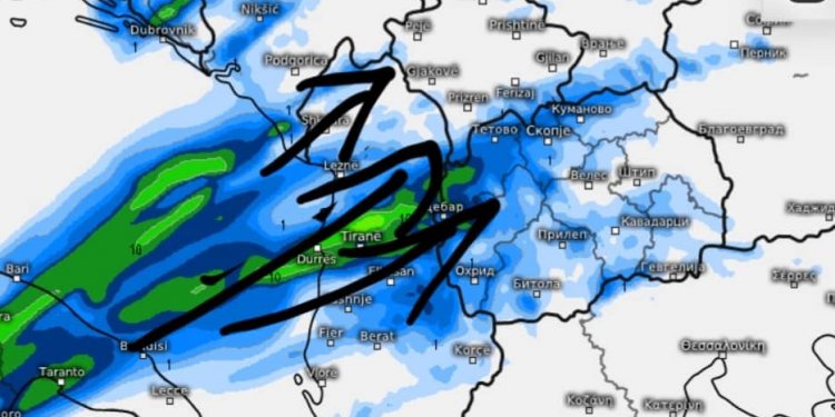 Nesër: rrebeshe të forta lokale!