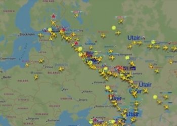 Pamje të “eksodit të aeroplanëve rusë” pas thirrjes për mobilizim!