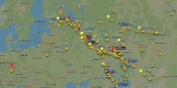 Pamje të “eksodit të aeroplanëve rusë” pas thirrjes për mobilizim!