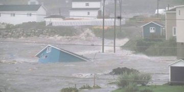 Shkatërrimet brutale dhe dëmet që la pas “Fiona” në Kanada! (Video)