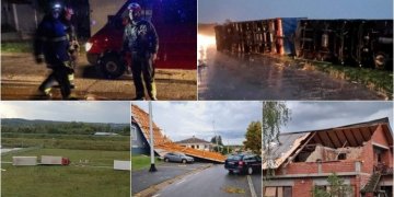 Stuhitë e forta godasin edhe në Kroaci, shkatërruan çati, përmbysen kamionë dhe dëmtuan shumë automjete!
