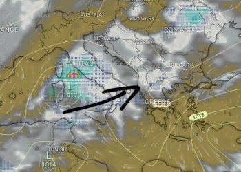 Gjendja aktuale sinoptike, një tjetër sistem afrohet nga Mesdheu!