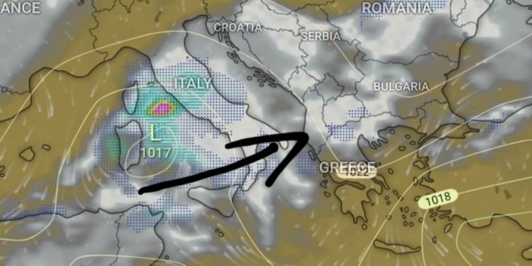 Gjendja aktuale sinoptike, një tjetër sistem afrohet nga Mesdheu!