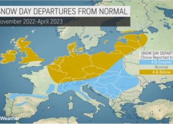 AccuWeather parasheh dimër mjaft aktiv me të reshura në vendin tonë!