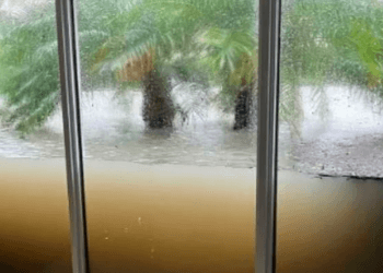 Uragani “Ian”, fotoja bëhet virale, dritarja i reziston shiut të madh