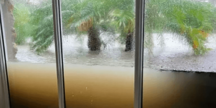 Uragani “Ian”, fotoja bëhet virale, dritarja i reziston shiut të madh