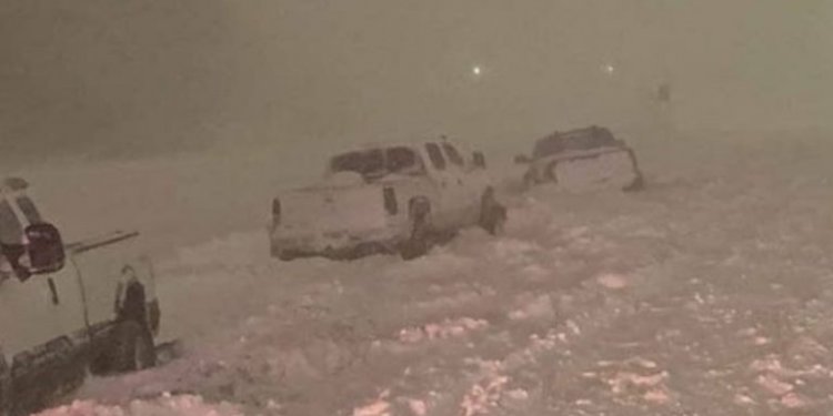 Kur dimri vjen herët, pamje nga shteti në Amerikë