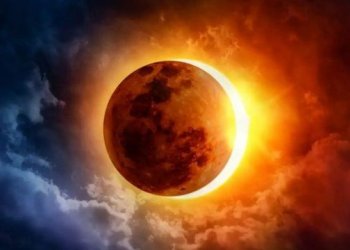 Mos e shikoni me sy të lirë, Hëna sot në mesditë mbulon Diellin për disa minuta