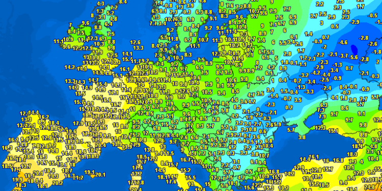 Kaq ishin temperaturat sot në Evropë, Rusia dhe Ukraina prijnë për temperatura të ulëta!