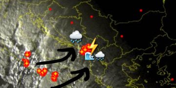 Intensifikohen reshjet në Kosovë, stuhi të forta në Shqipëri!