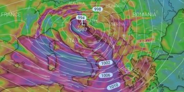 Cikloni i fuqishëm : nesër ditë mjaft e trazuar në Ballkan!