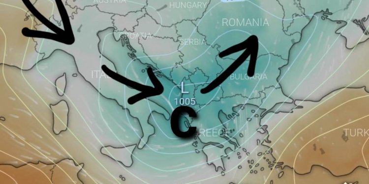 Qendra ciklonike po kalon përmes territoreve tona, reshjet vazhdojnë!