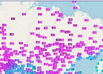 Acari brutal përfshinë Siberinë, temperatura afër -50 gradë Celsius!
