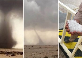 Tornado e stuhi të rrëmbyeshme në Katar, tornado dhe shi me breshër goditën vendin pritës të Kupës së Botës