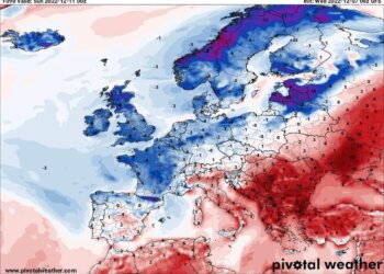 Situatë jashtëzakonisht interesante sinoptike në Evropë dhe Ballkan!
