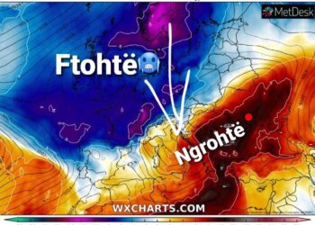 Dimri “troket” edhe në Ballkan me reshje bore, Evropa e ndarë në dysh nga temperaturat!