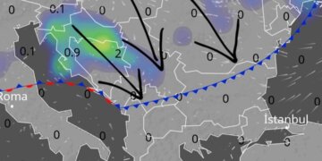 Nesër (e martë) një front i ftohtë ajror!