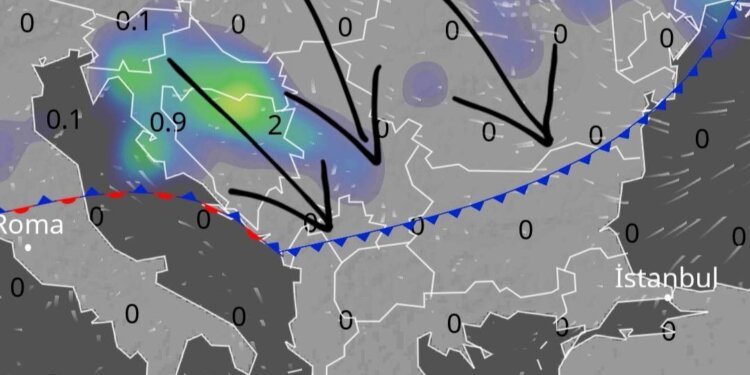 Nesër (e martë) një front i ftohtë ajror!