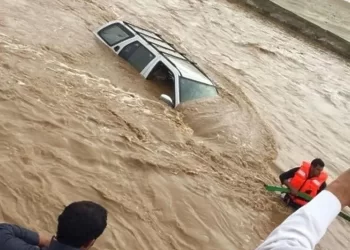 Rrugë të përmbytura e kaos, Meka goditet nga shiu i rrëmbyeshëm