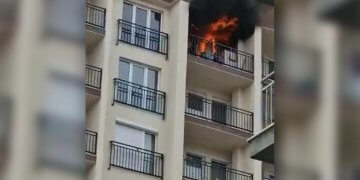 Zjarr në një banesë në Fushë Kosovë, qytetari largohet nga njëri ballkon tek tjetri!