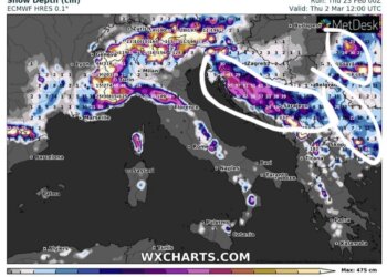 Reshjet e borës dhe sasia në Ballkan nga e diela e tutje!