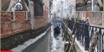 Shikoni pamjet që ka shkaktuar batica në Venecia