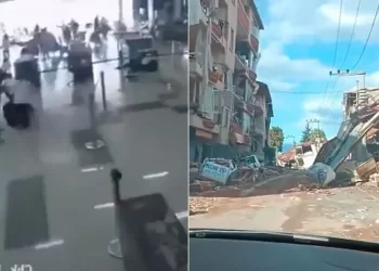 Pamje nga tërmetet e fuqishme në Taxhikistan, njerëz të panikuar e shembje ndërtesash