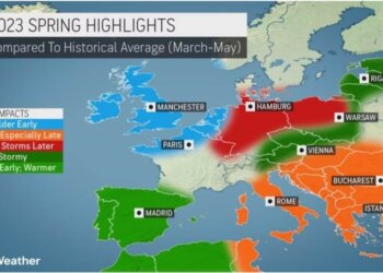 AccuWeather publikon parashikimin për pranverën 2023!