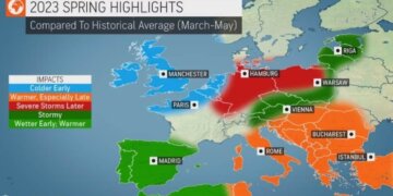 AccuWeather publikon parashikimin për pranverën 2023!