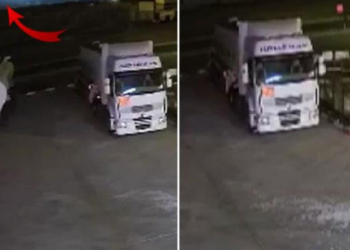 Rrufetë ndriçojnë qiellin, kamioni tundet si “djep”, kamerat e sigurisë tregojnë pamjet e tërmetit në Turqi