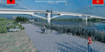 Kështu do të duket ura që e shkurton rrugën e Velipojës me Ulqinin