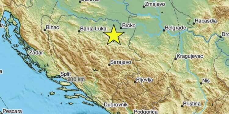 Një tërmet dridh Bosnjën dhe Hercegovinën!