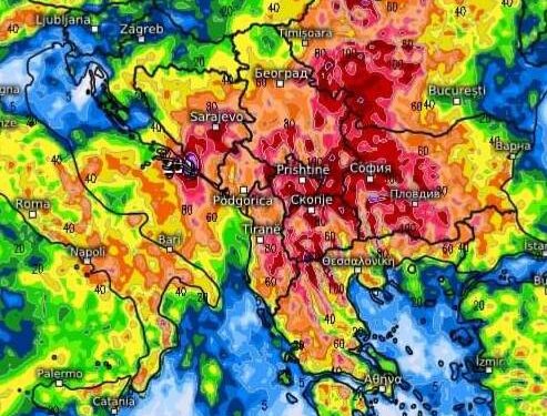 Modelet vazhdojnë të japin sasi të mëdha reshjesh!