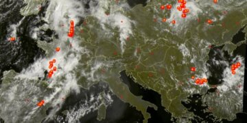 Pamje çasti nga sateliti, gjendja sinoptike!