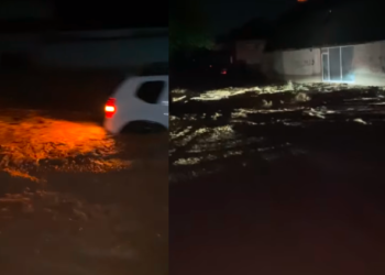 Pamje: Kjo është gjendja e lagjes në Pejë ku dy persona vdiqën nga vërshimet