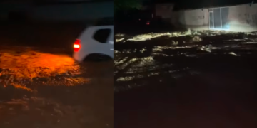 Pamje: Kjo është gjendja e lagjes në Pejë ku dy persona vdiqën nga vërshimet