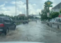Rruga në lagjen ‘Kalabria’ në Prishtinë përmbytet nga uji pas reshjeve të shiut