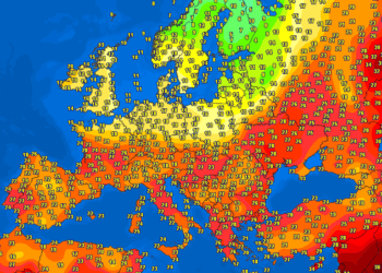 Ja si qëndrojnë temperaturat në Evropë dhe rajon këtë pasdite!
