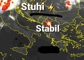 E Enjta sjellë nxehtësi të madhe një pjese të Ballkanit, pjesa tjetër shtrëngata të fuqishme!