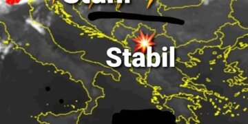 E Enjta sjellë nxehtësi të madhe një pjese të Ballkanit, pjesa tjetër shtrëngata të fuqishme!