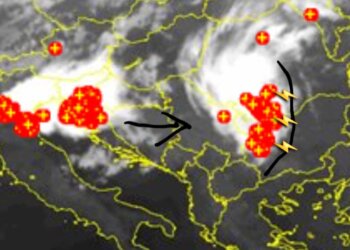 Stuhia që kaloi pranë Kosovës iku në Bullgari dhe Rumani!
