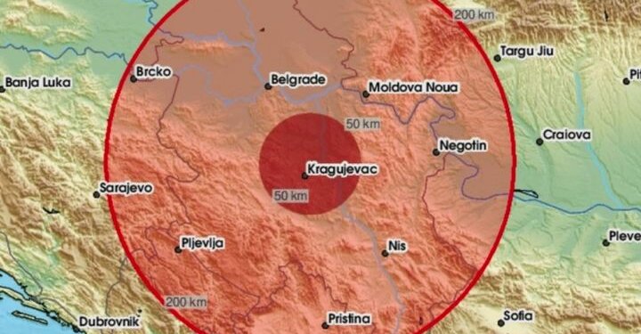 Tërmeti “lëkundë” Serbinë dhe Bosnjën e Hercegovinën!