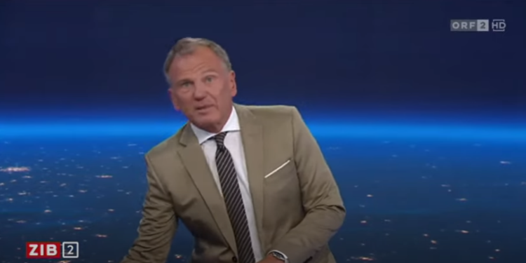 Vapa e padurueshme në Austri, shikoni veprimin e spikerit gjatë edicionit të lajmeve